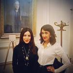 Princess Nauf Al Bendar (Right) and Nina Mahdavi